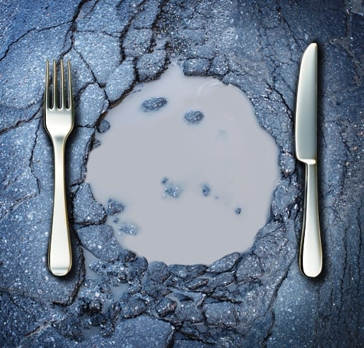 Comida desperdiçada e a pobreza crescendo