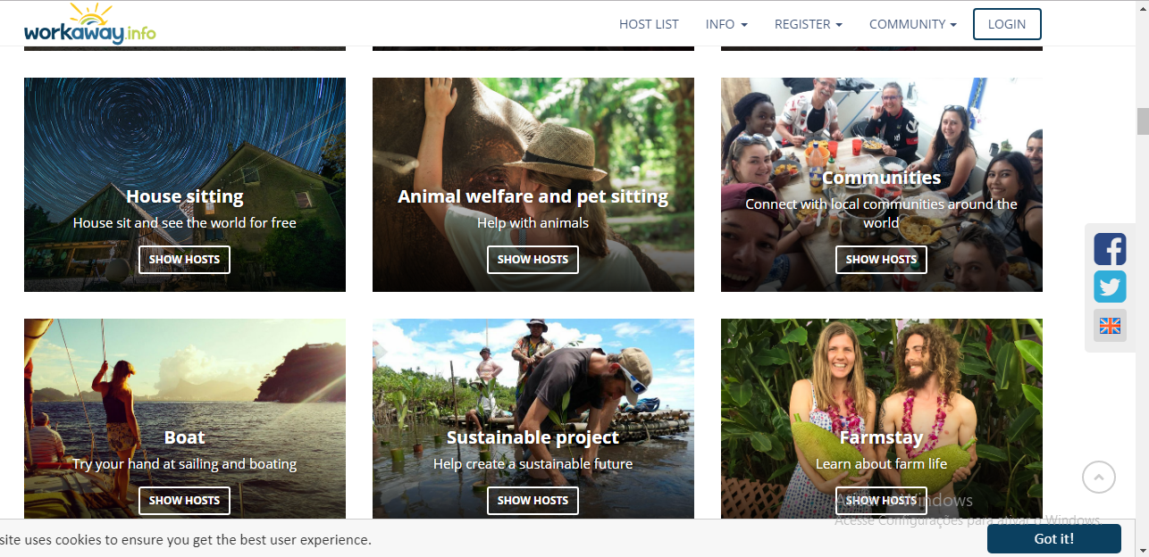 Turismo por Work Exchange para fomentar a sustentabilidade